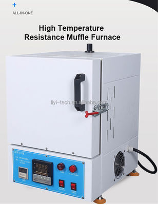 Grau elétrico de incineração de alta temperatura LIYI do forno 1000C do forno de mufla do laboratório