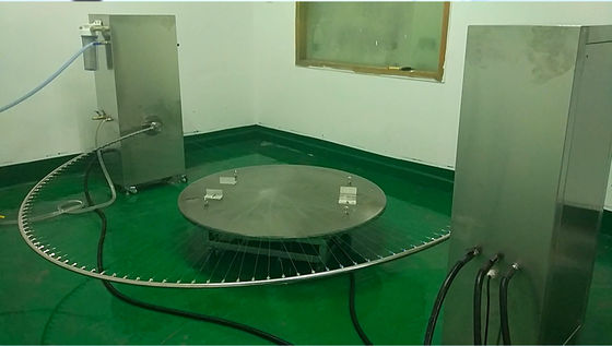 LIYI IEC60529 Máquina de Teste Impermeável Padrão Tubo Oscilante Pulverização e Salpicos de Água