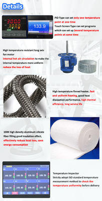 Forno Industrial de Secagem de Alta Temperatura 600℃ para Processamento de Produtos Químicos