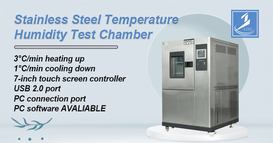 Estabilidade termostática Câmara de umidade constante com controle de umidade e temperatura Caixa de temperatura e umidade constante