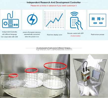 LIYI IEC60529 IPX Teste de impermeabilidade Água, água, salpicos, chuva Câmara de ensaio de pulverização