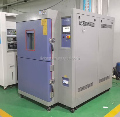 Câmara de Teste Térmico de Choque de Ar de Alta Precisão e Aquecimento/Resfriamento Rápido de Três Zonas LIYI / Testador de Choque Térmico